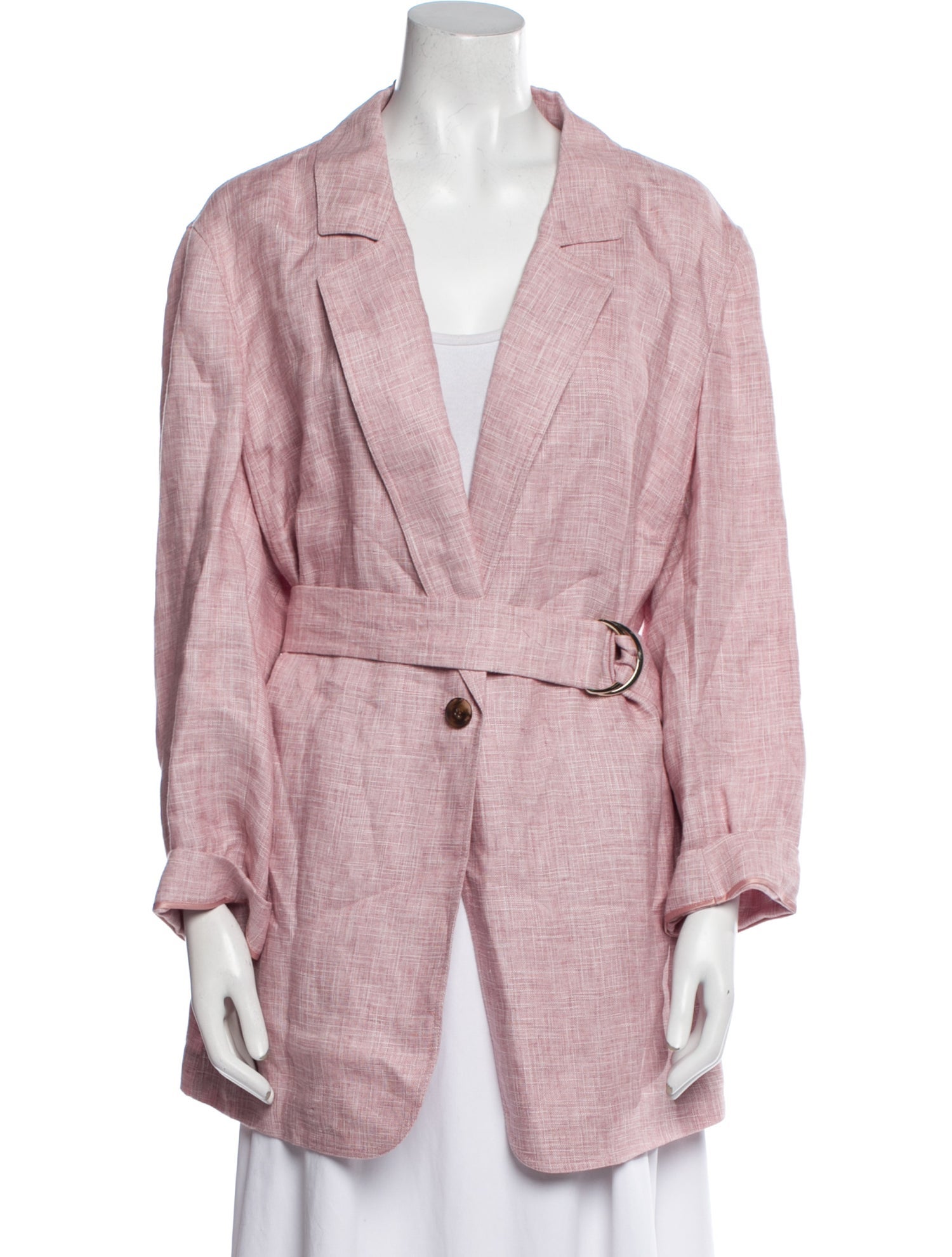 Lafayette 148 Linen Striped Blazer w/ Tags