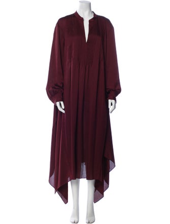 Lafayette 148 V-Neck Long Dress