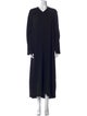 Lafayette 148 V-Neck Long Dress