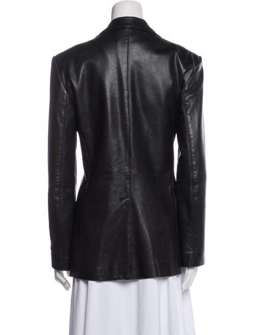 Lafayette 148 Leather Blazer
