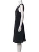 Lafayette 148 Virgin Wool Midi Length Dress