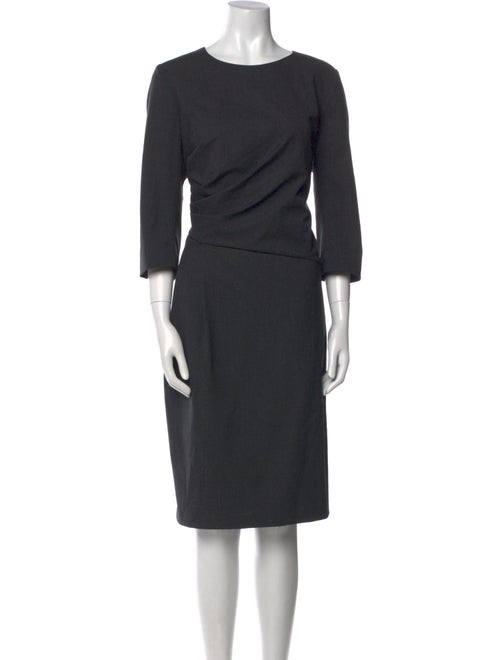 Lafayette 148 Wool Midi Length Dress