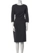 Lafayette 148 Wool Midi Length Dress