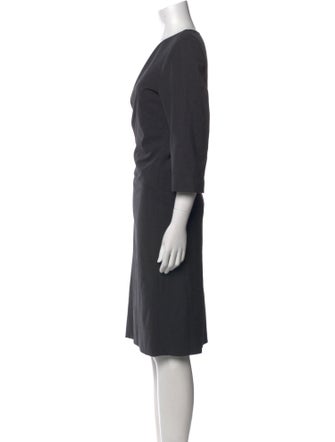 Lafayette 148 Wool Midi Length Dress