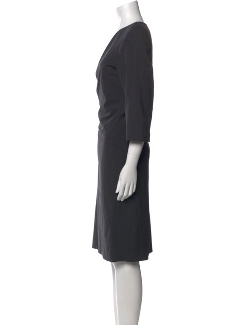 Lafayette 148 Wool Midi Length Dress