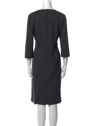 Lafayette 148 Wool Midi Length Dress