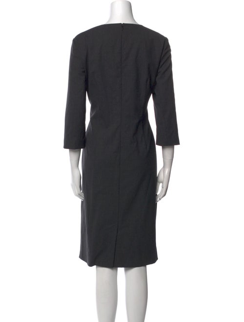 Lafayette 148 Wool Midi Length Dress