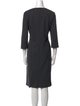 Lafayette 148 Wool Midi Length Dress
