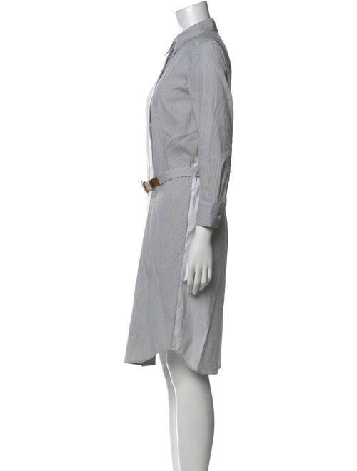 Lafayette 148 Striped Knee-Length Dress