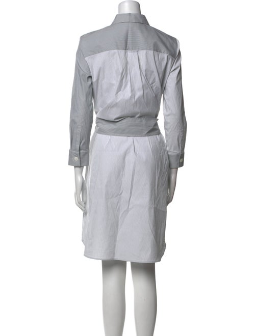 Lafayette 148 Striped Knee-Length Dress