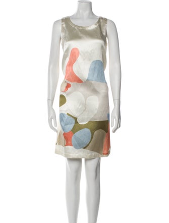 Lafayette 148 Printed Knee-Length Dress