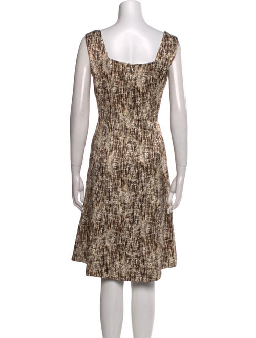 Lafayette 148 Printed Knee-Length Dress