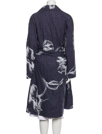 Lafayette 148 Printed Trench Coat