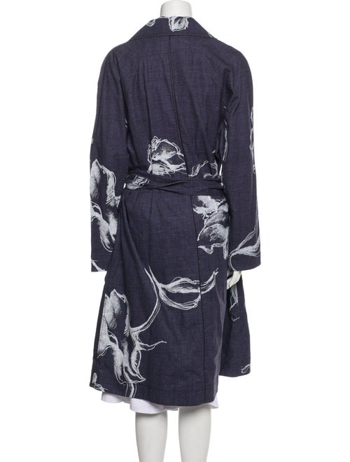 Lafayette 148 Printed Trench Coat