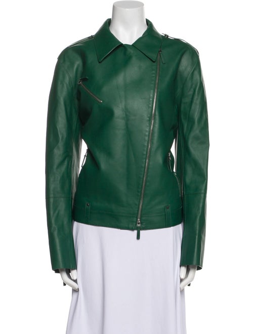 Lafayette 148 Lambskin Biker Jacket