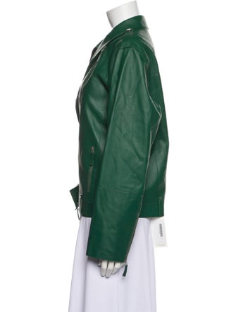 Lafayette 148 Lambskin Biker Jacket