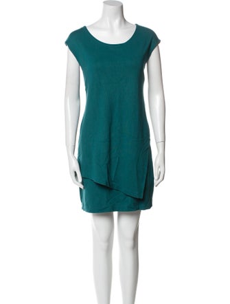 Lafayette 148 Scoop Neck Mini Dress