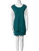 Lafayette 148 Scoop Neck Mini Dress