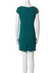 Lafayette 148 Scoop Neck Mini Dress