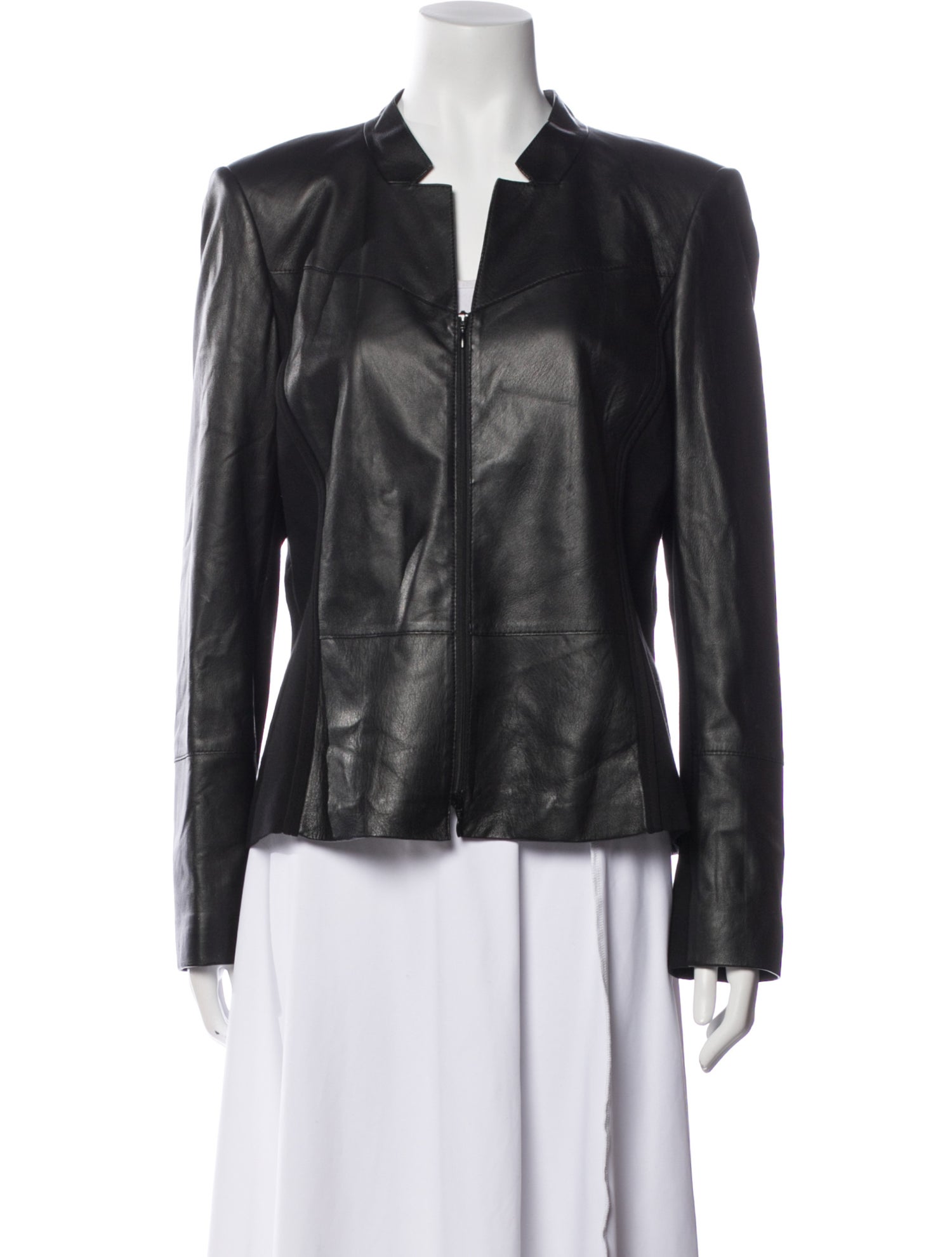 Lafayette 148 Leather Evening Jacket