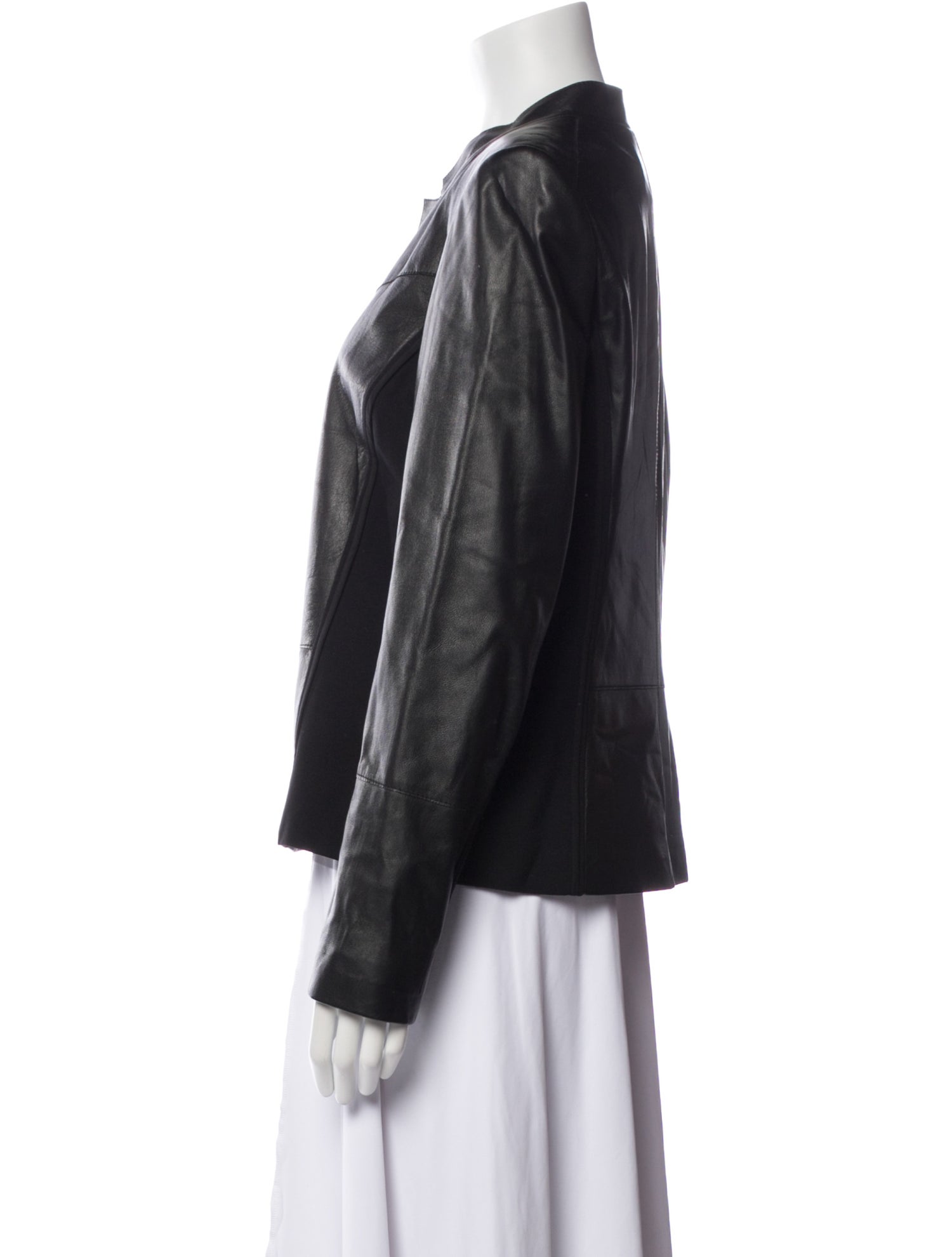 Lafayette 148 Leather Evening Jacket