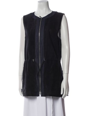 Lafayette 148 Leather Vest