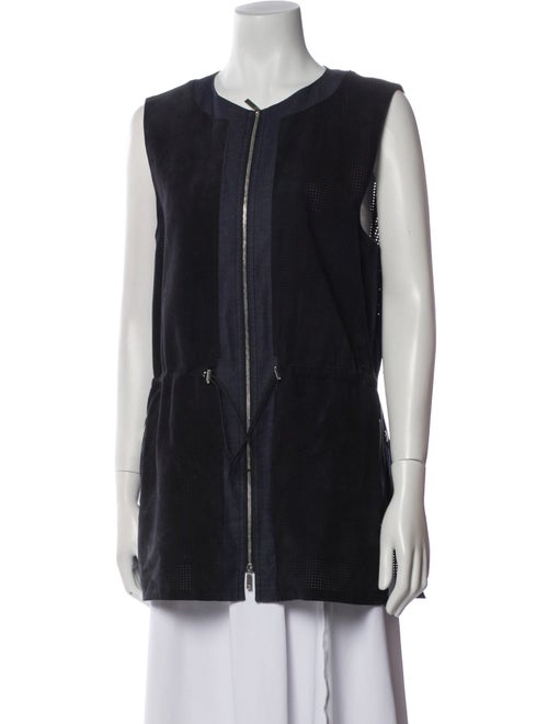 Lafayette 148 Leather Vest