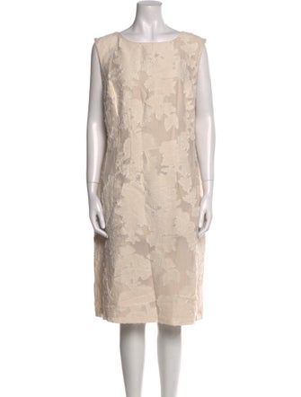 Lafayette 148 Patterned Knee-Length Dress