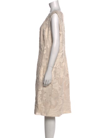 Lafayette 148 Patterned Knee-Length Dress