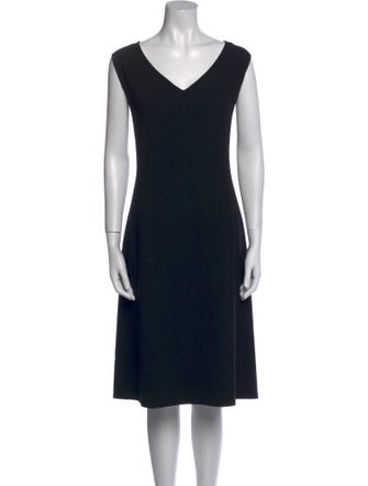 Lafayette 148 Virgin Wool Midi Length Dress