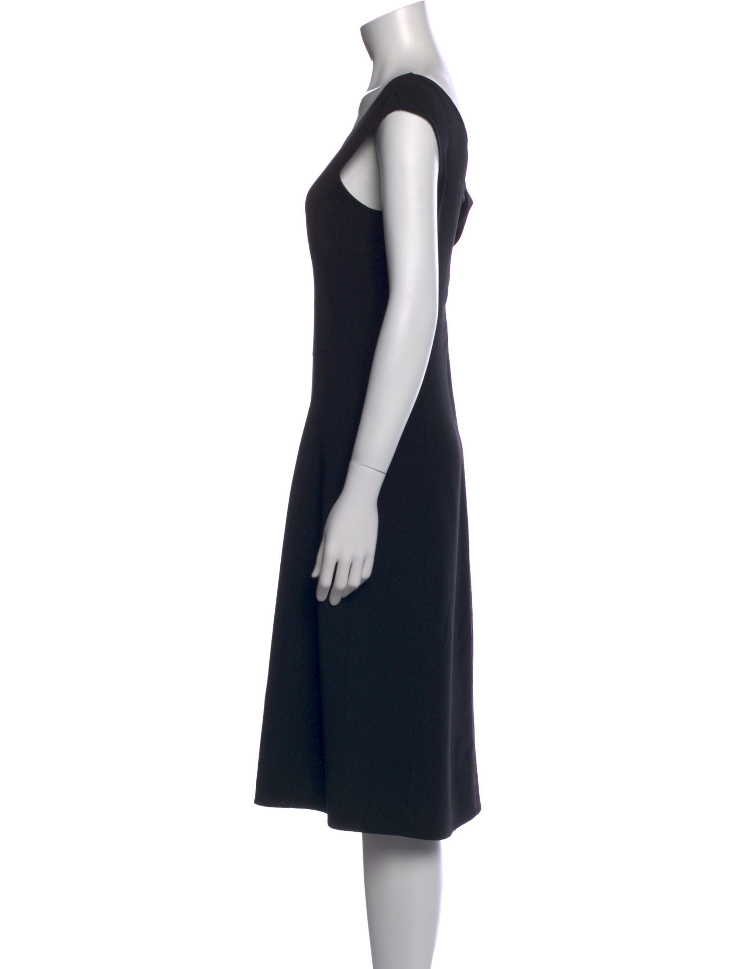 Lafayette 148 Virgin Wool Midi Length Dress