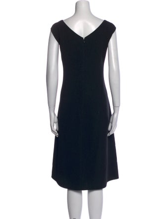 Lafayette 148 Virgin Wool Midi Length Dress