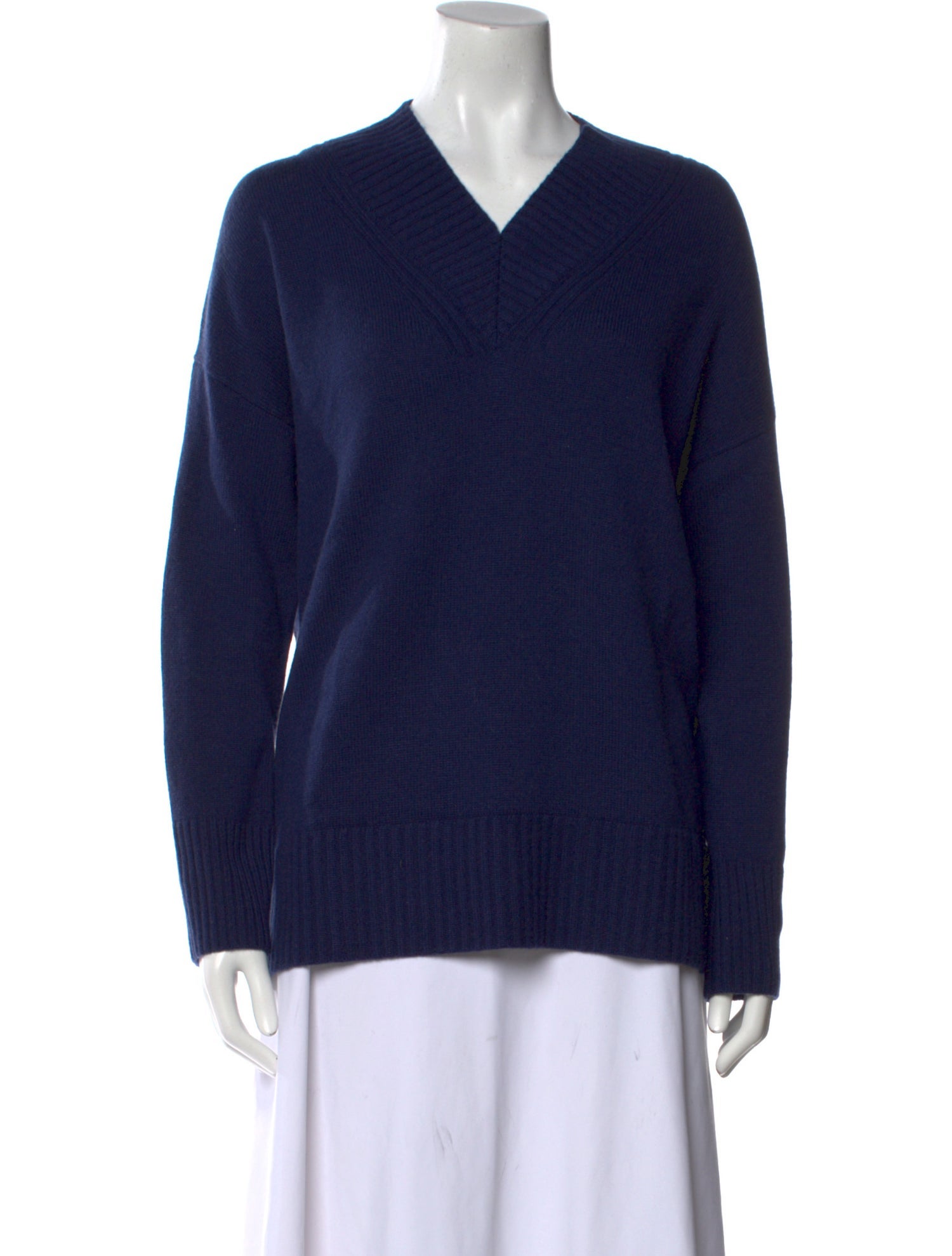 Lafayette 148 Cashmere V-Neck Sweater