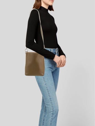 Lafayette 148 Leather Messenger Bag