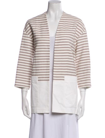 Lafayette 148 Striped Evening Jacket