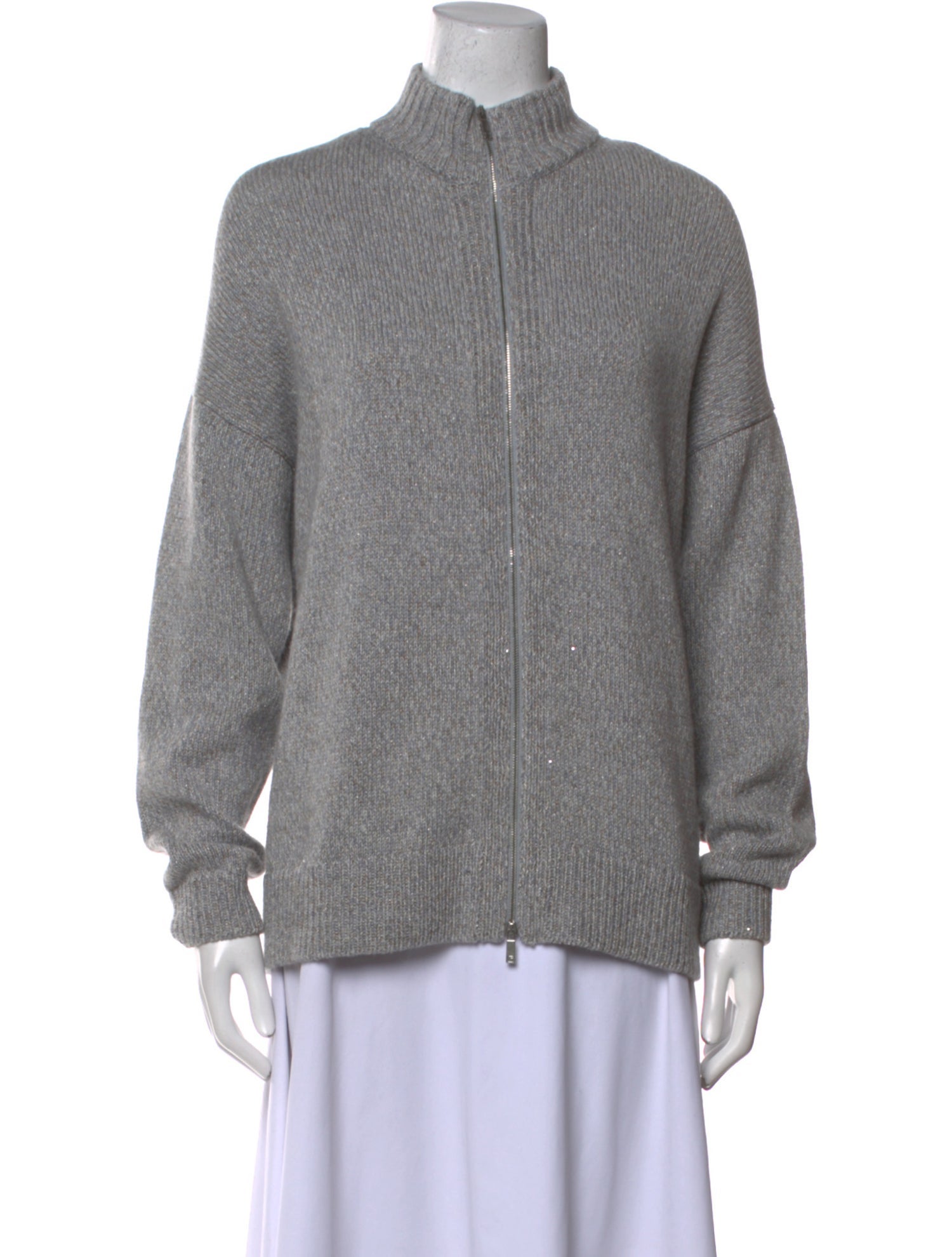 Lafayette 148 Cashmere Mock Neck Sweater