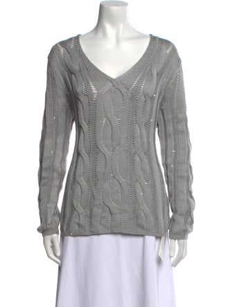 Lafayette 148 V-Neck Sweater