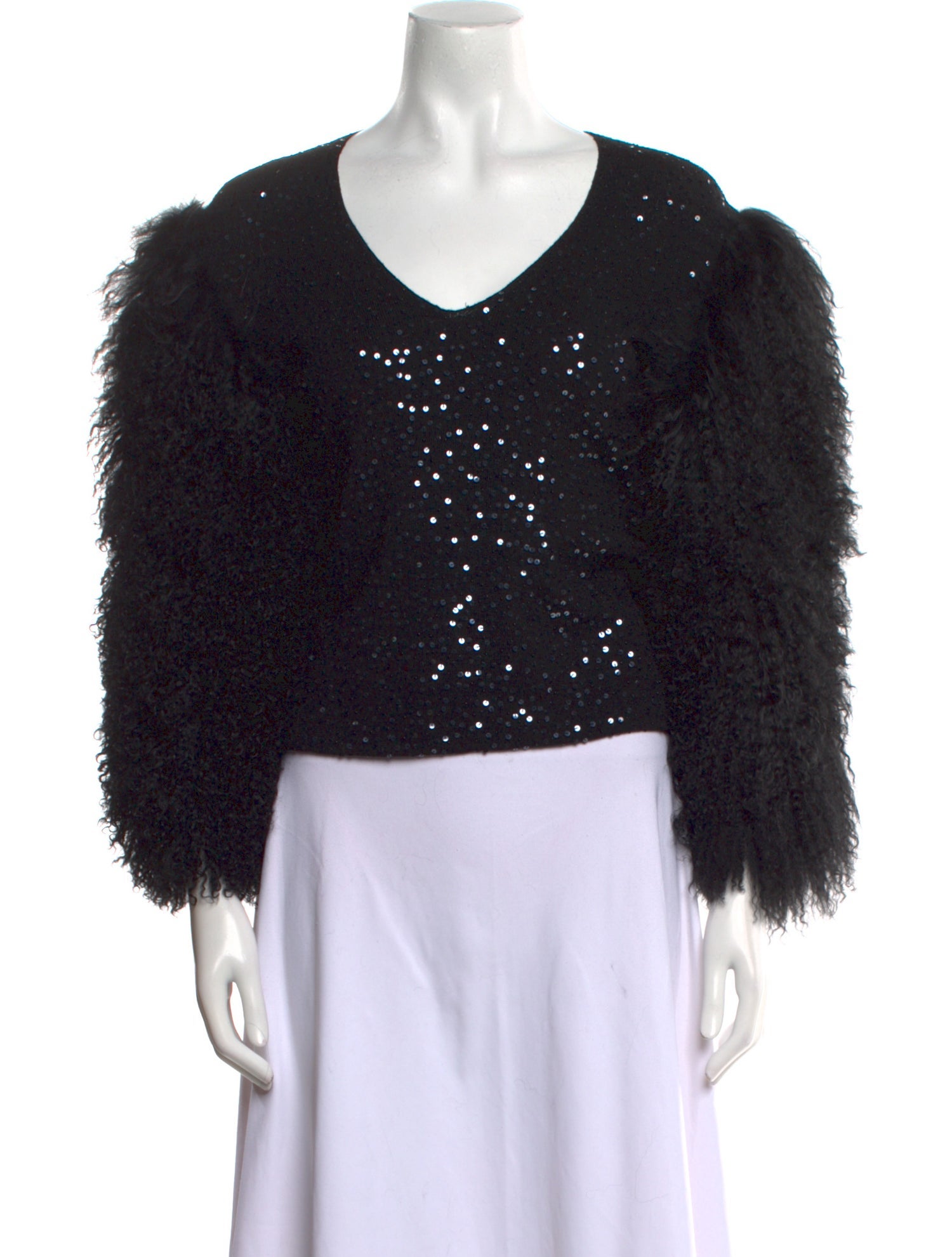 Lafayette 148 Wool V-Neck Sweater