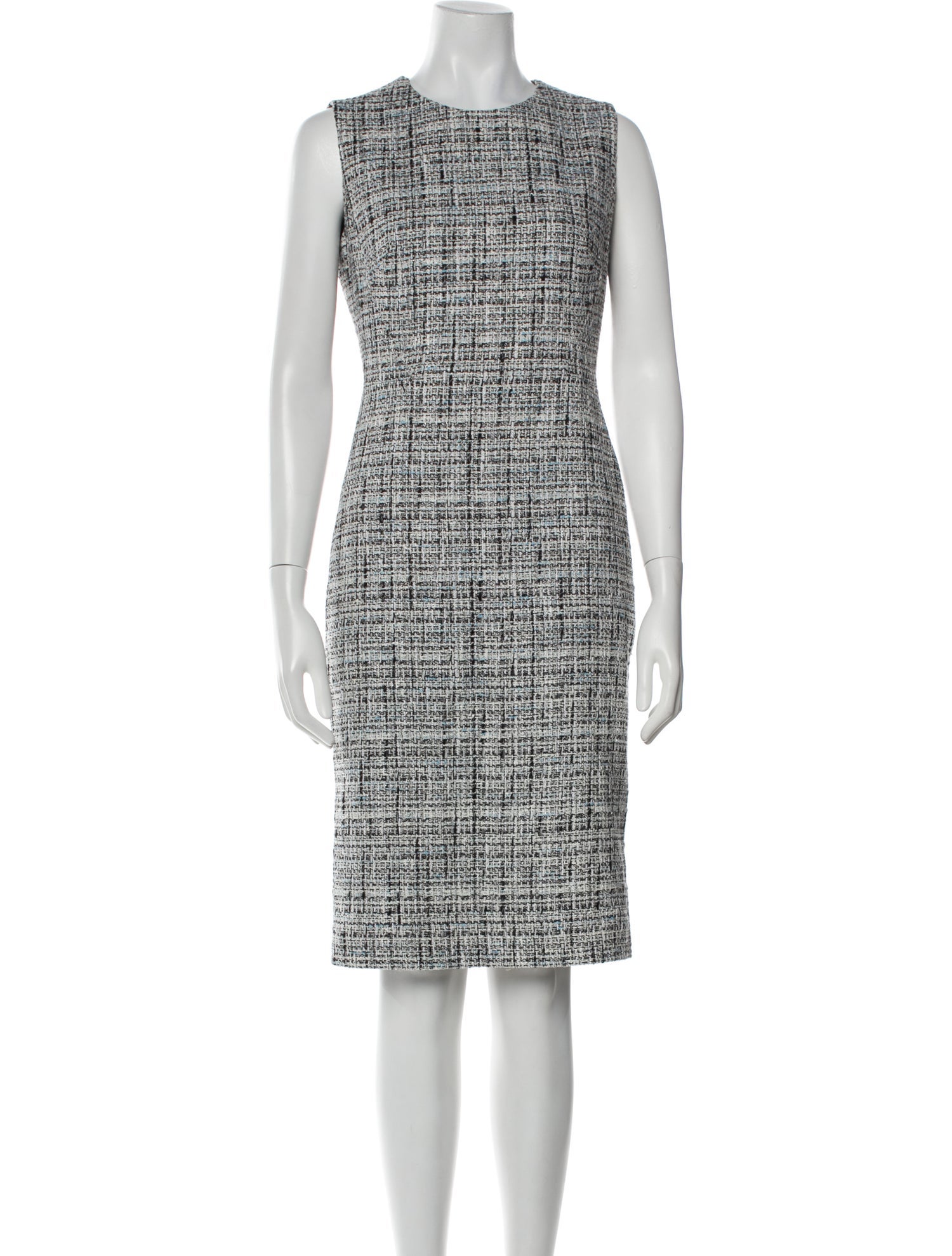 Lafayette 148 Tweed Pattern Knee-Length Dress