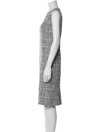 Lafayette 148 Tweed Pattern Knee-Length Dress