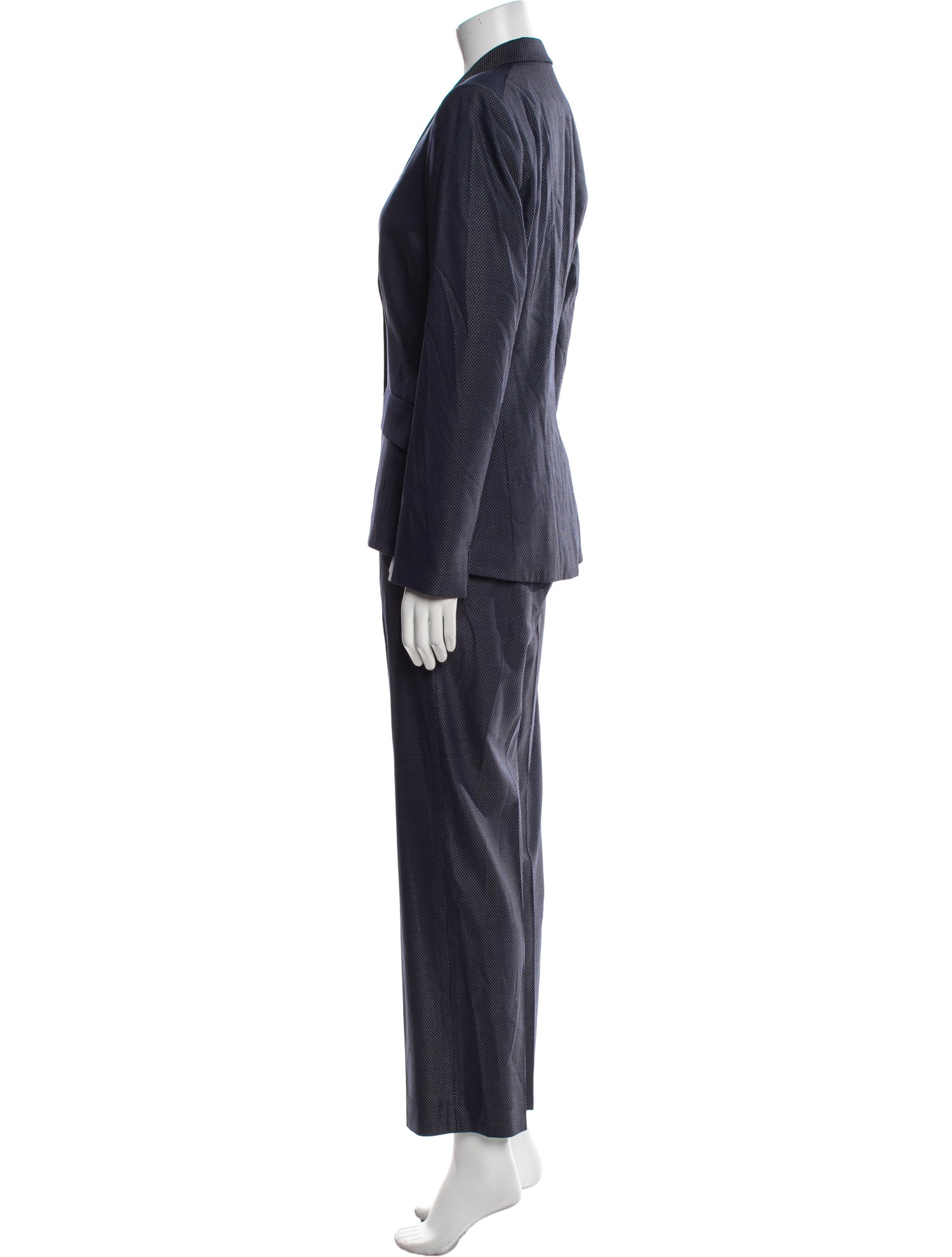 Lafayette 148 Wool Printed Pantsuit