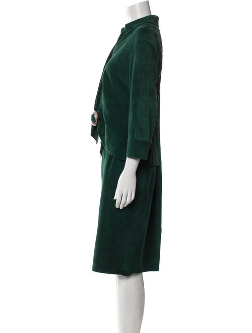 Lafayette 148 Suede Skirt Set