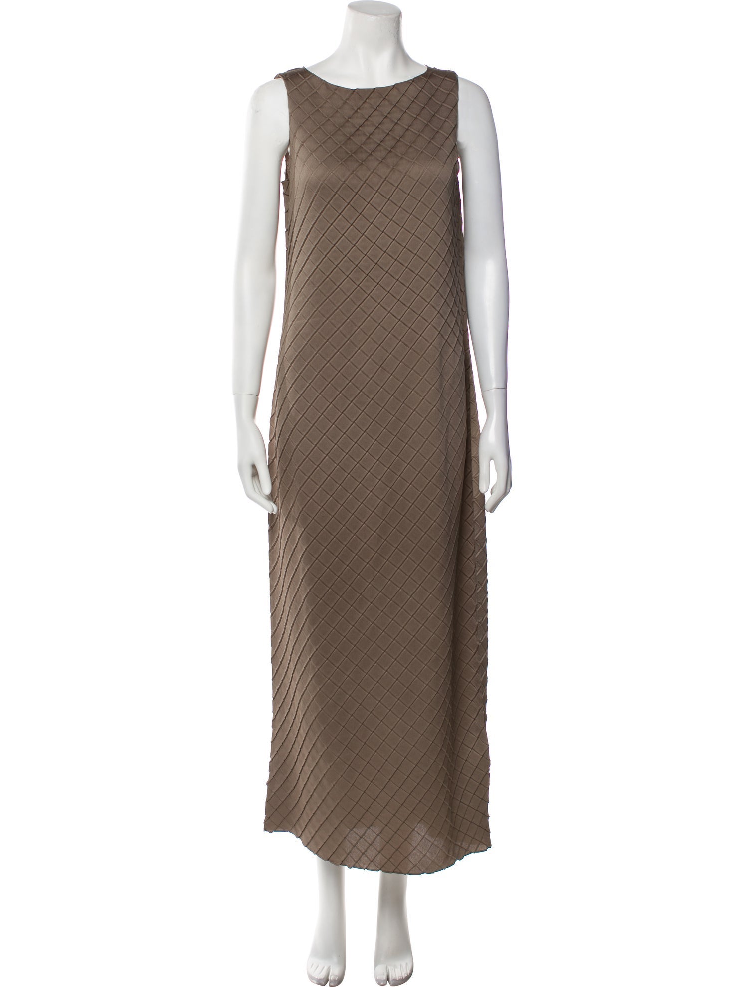 Lafayette 148 Scoop Neck Long Dress
