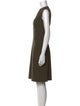 Lafayette 148 V-Neck Knee-Length Dress