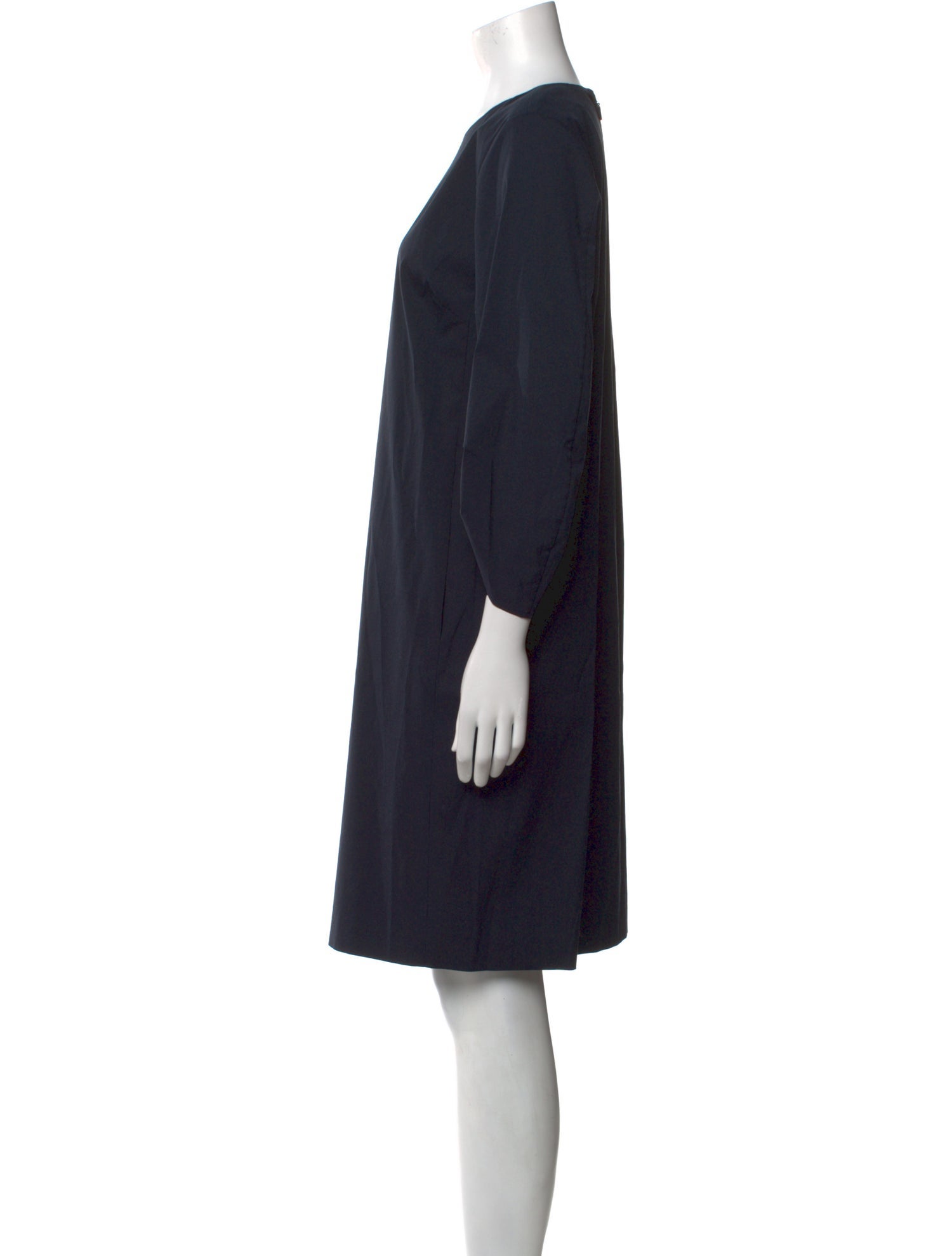 Lafayette 148 Crew Neck Knee-Length Dress
