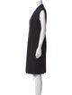 Lafayette 148 V-Neck Knee-Length Dress
