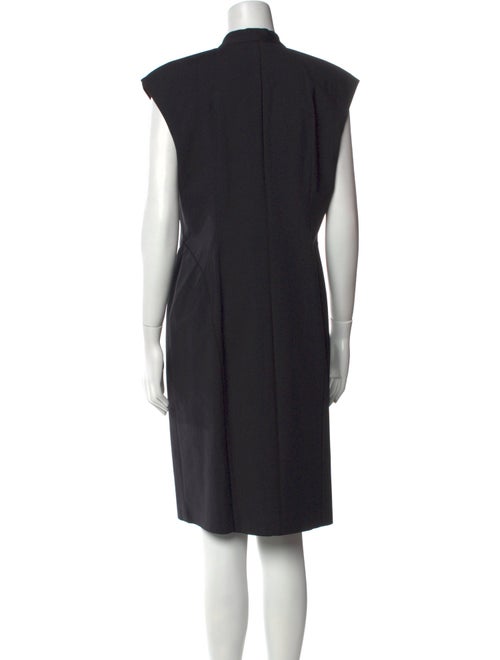 Lafayette 148 V-Neck Knee-Length Dress