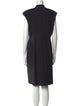 Lafayette 148 V-Neck Knee-Length Dress