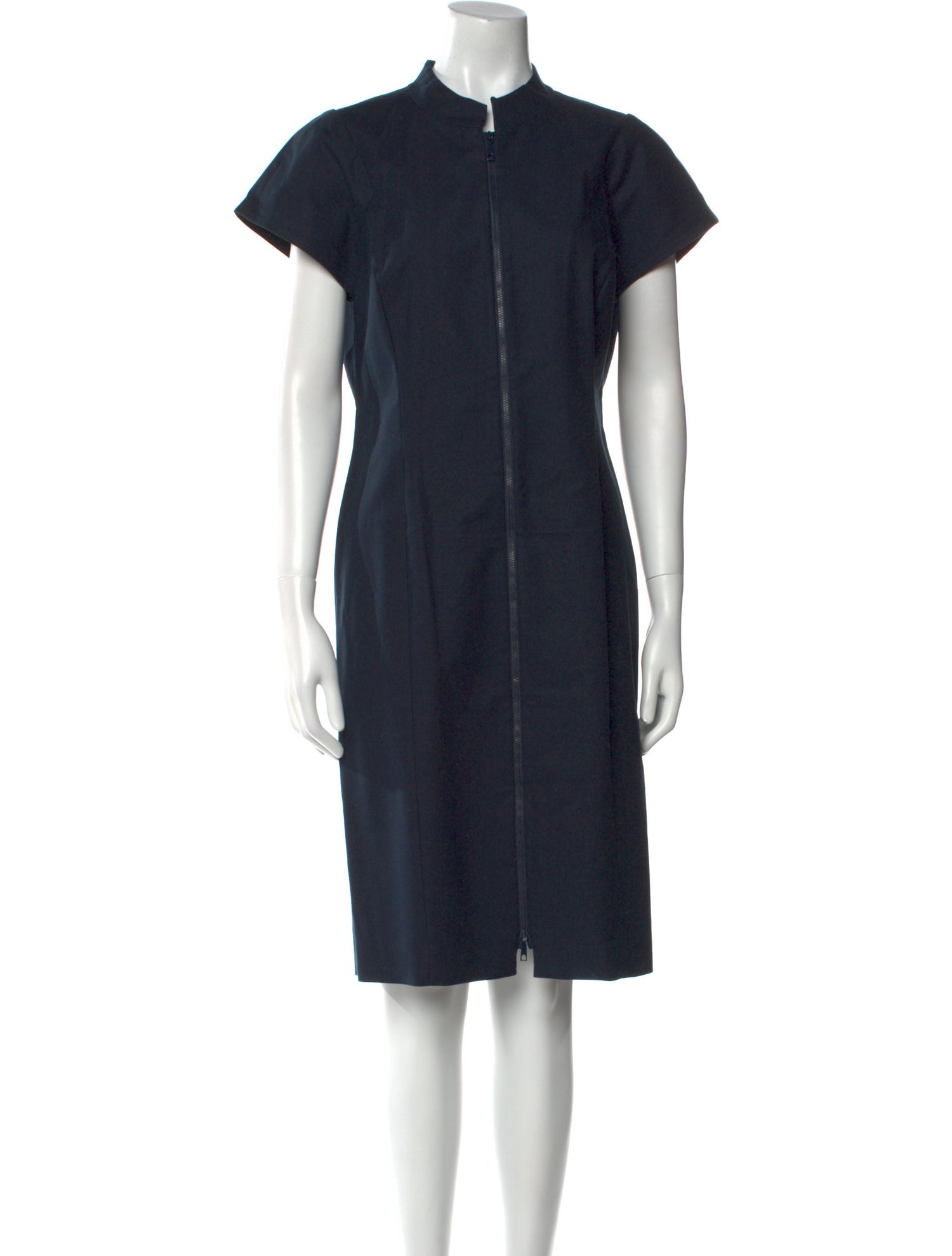 Lafayette 148 Crew Neck Knee-Length Dress