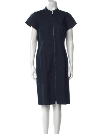 Lafayette 148 Crew Neck Knee-Length Dress